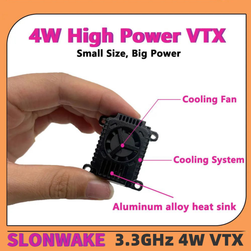 Drone With Rc Remote - SLONWAKE FPV 3.3G 16CH 4000mW High