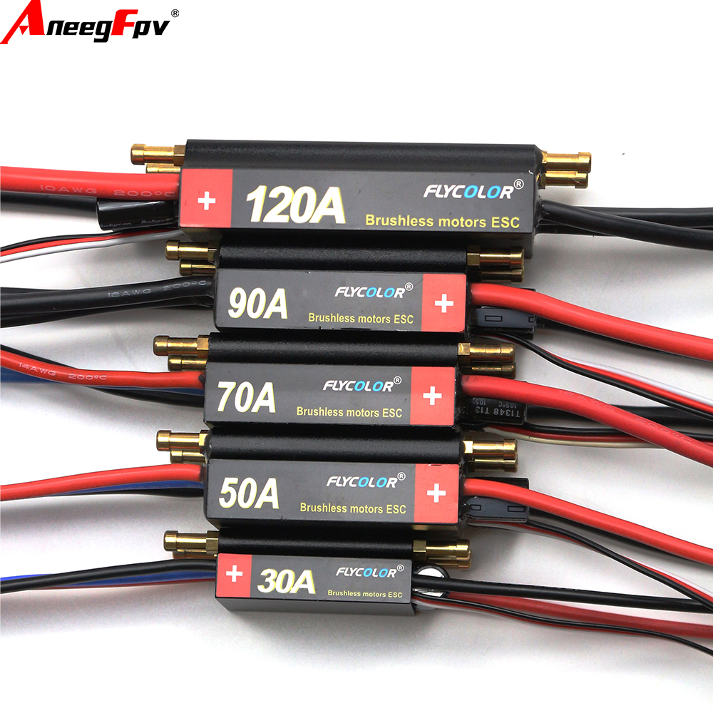 Rc Boat Brushless Motor - FlyColor 30A 50A 70A 90A 120A