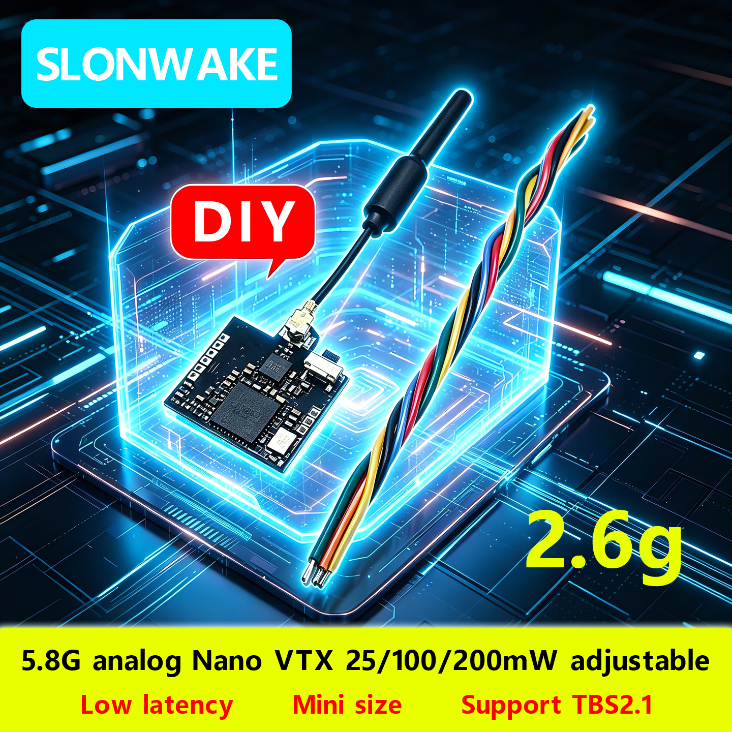 Drone With Rc Remote - SLONWAKE Nano 5.8G 48CH 200mW Micro