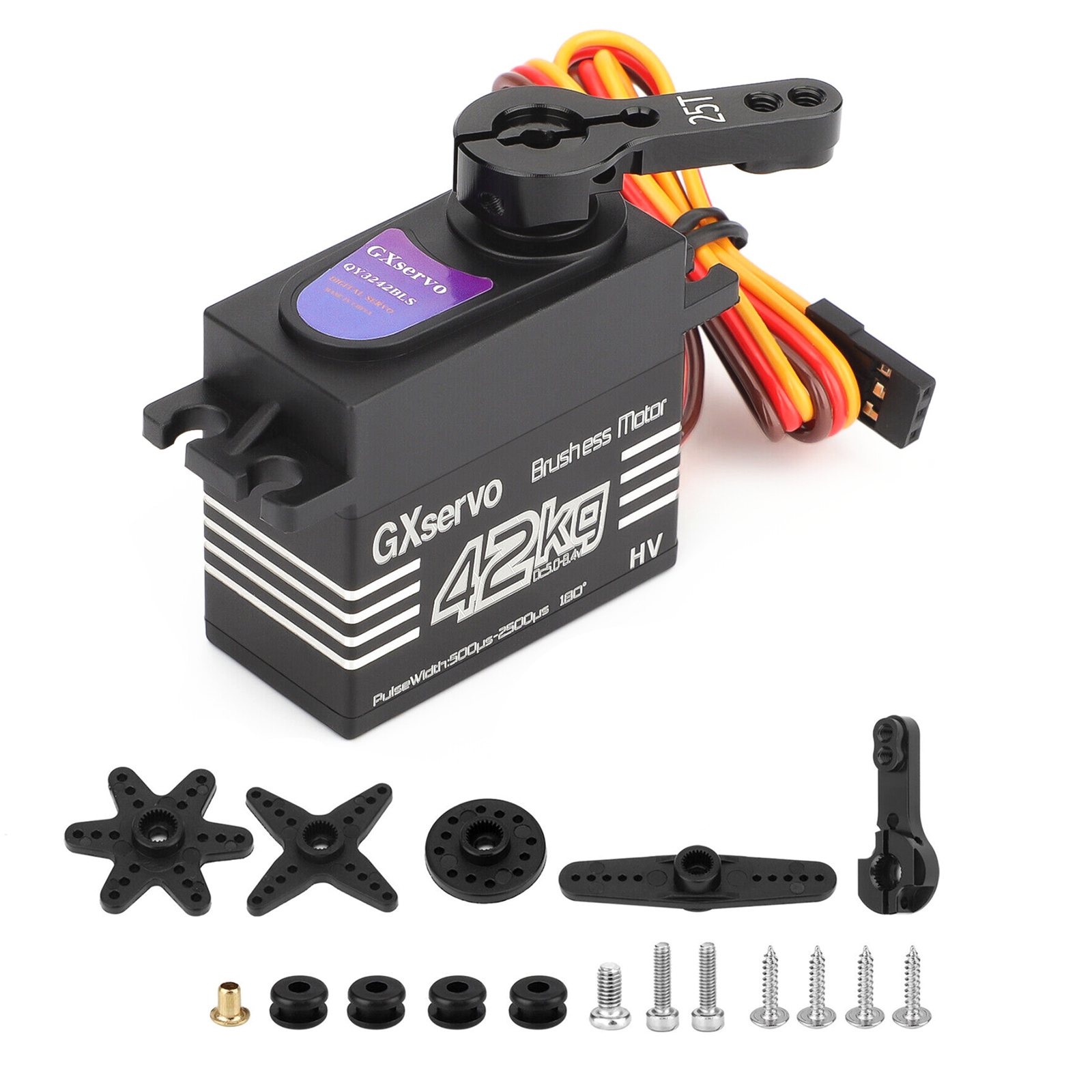Rc Boat Brushless Motor - Brushless Motor 180° Metal Gear High