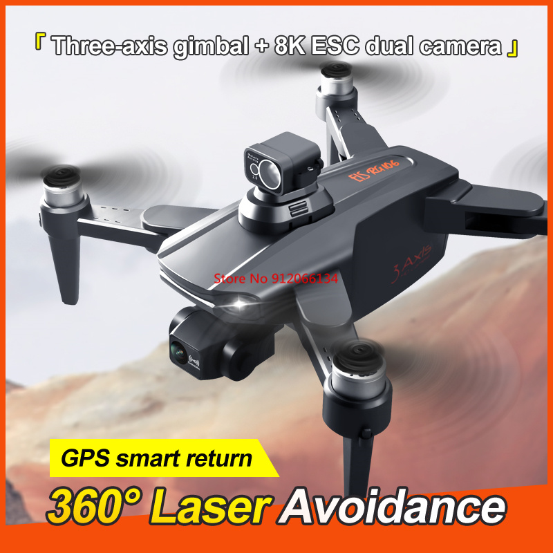 8K ESC Camera GPS Obstacle Avo - Drone App Rc Fpv ulasan dan harga