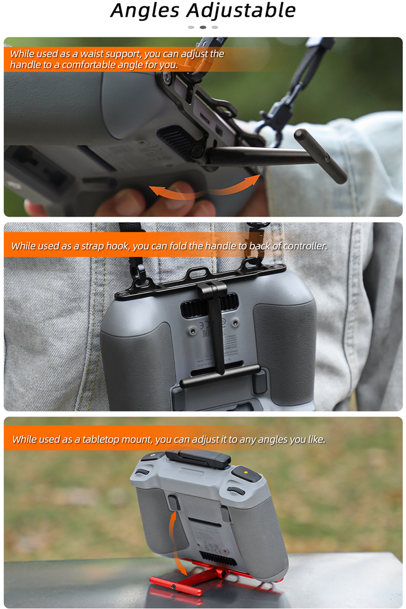 2in1 Handle Stand Bracket Neck - Drone Dji Rc 2 ulasan dan harga