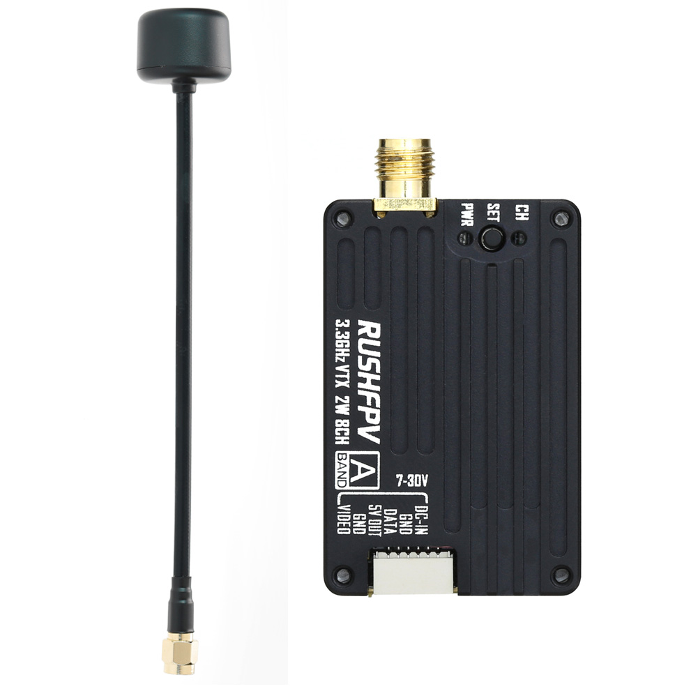 RUSHFPV 3.3G 2W VTX Transmitte - Drone With Rc Remote ulasan dan harga