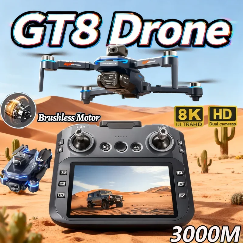 2026 NEW GT8 Drone 8K HD Camer - Drone Rc Price ulasan dan harga