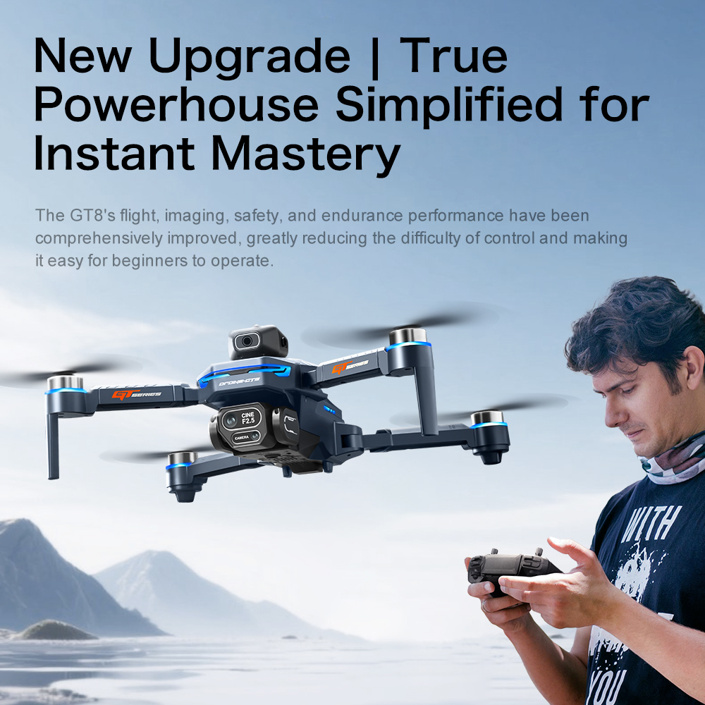 2026 NEW GT8 Drone 8K HD Camer - Drone Rc Price ulasan dan harga