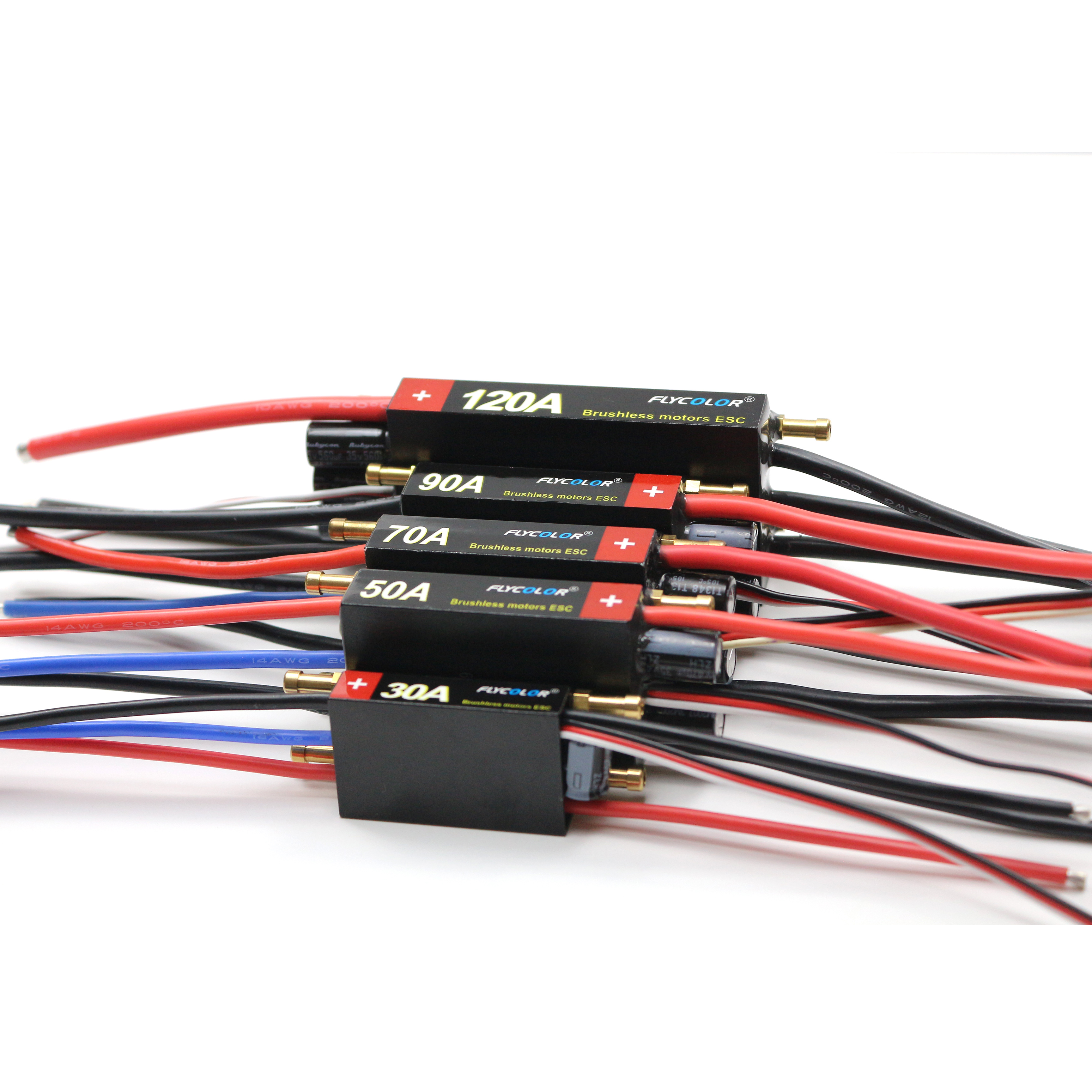 FlyColor 30A 50A 70A 90A 120A  - Rc Boat Brushless Motor ulasan dan harga