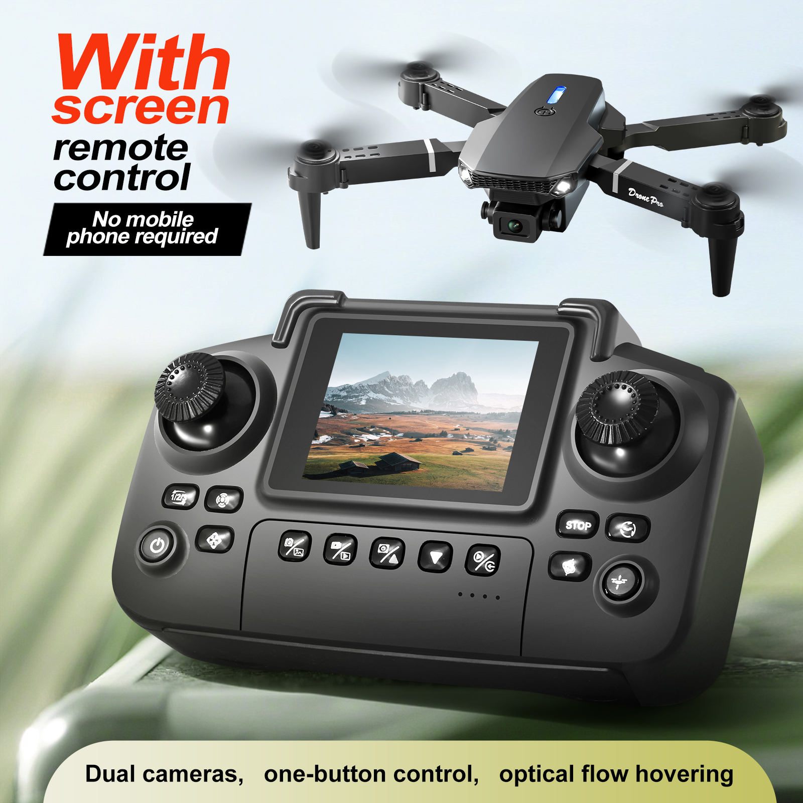2025 New E88 E99 Upgraded Dron - Drone App Rc Fpv ulasan dan harga