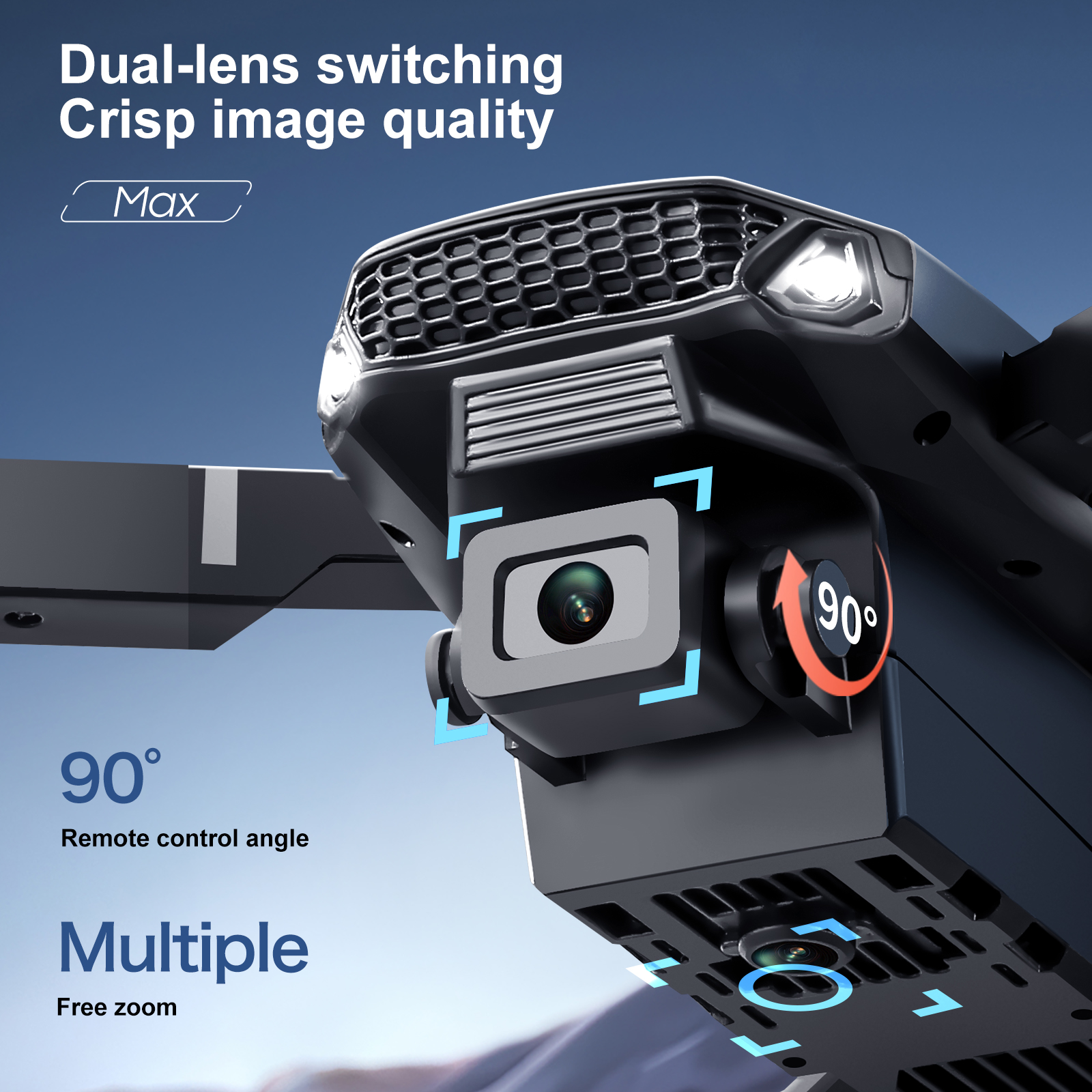 2025 New E88 E99 Upgraded Dron - Drone App Rc Fpv ulasan dan harga