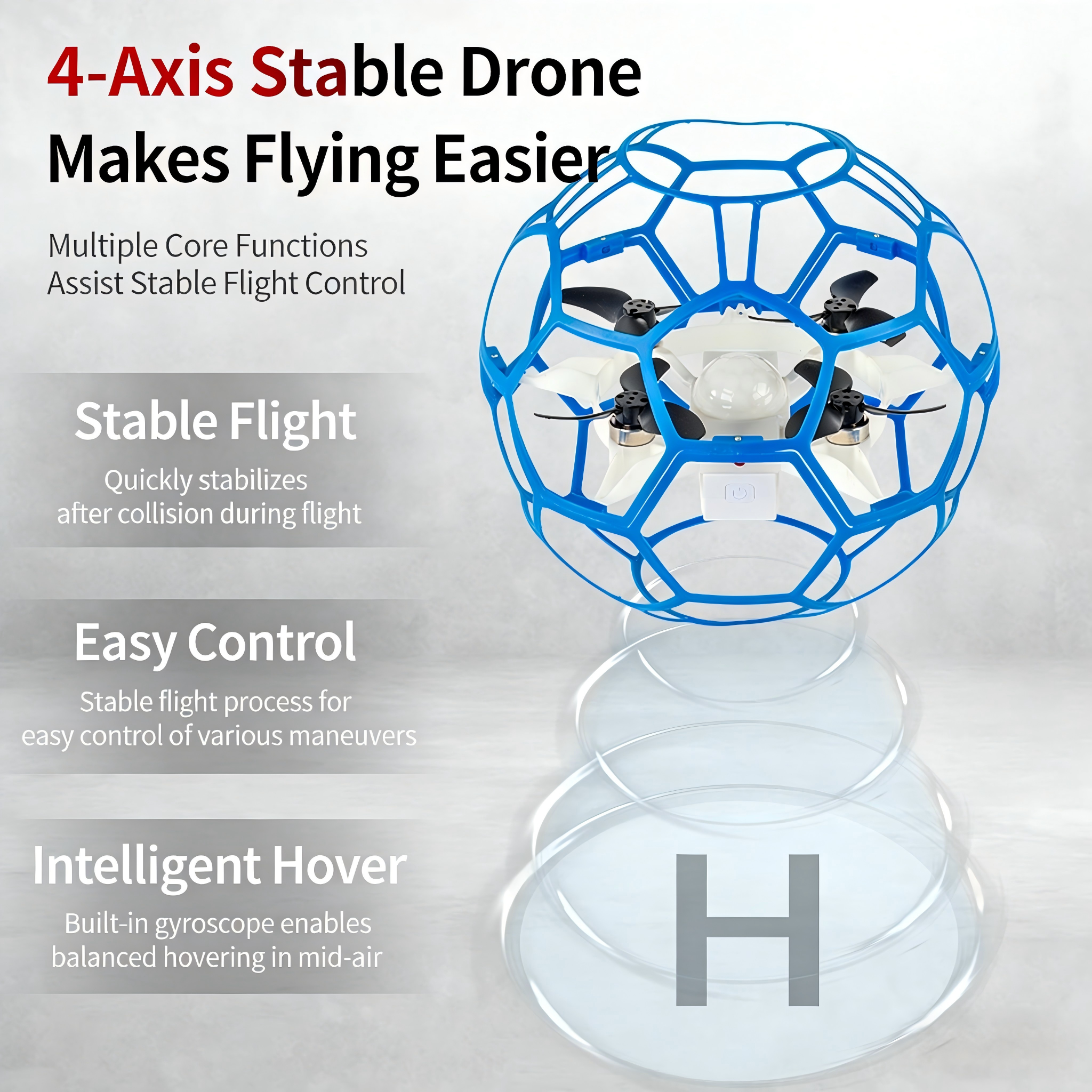 GS01 2.4G RC Racing Football D - Drone With Rc ulasan dan harga