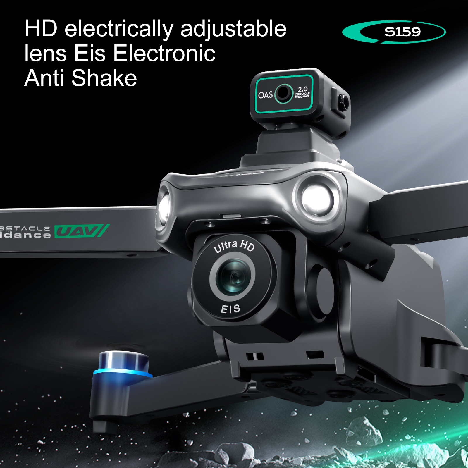 S159 GPS Drone 4K Profesional  - Drone App Rc Fpv ulasan dan harga